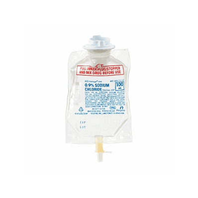 Solution, 100 mL, 0.9% Sodium Chloride Injection