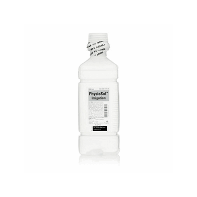 Solution, 1000 mL Aqualite Plastic Pour Bottle Physiosol Irrigation