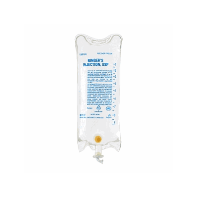 Solution, 1000 mL Viaflex Ringer's Injection