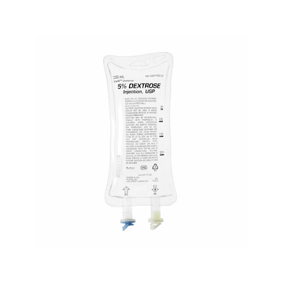 Solution, 5% Water Large Volume Parental Dextrose Injection, 250 mL Visiv Flexible