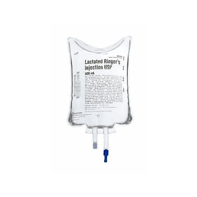 Solution, 500 mL Bag Viaflex Lactated Ringers Injection