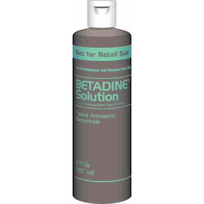 Solution, Betadine, 8 Oz - Medline