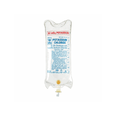 Solution, Kcl 20meq, 5%Dex/.225%Nacl, 1000m -