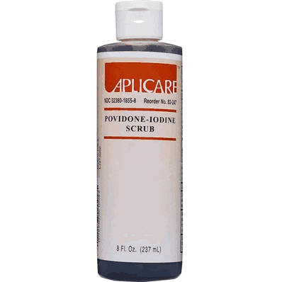 Solution, Prep, Povidone Iodine, 8 Oz, Flip -