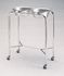 Pedigo #P-1079-FR Solution Stand, <b>14" X 28" X 33-3/4" without Basin</b>, 33-3/4" Standard Fixed Height, 4 Casters, Shelf Base, sold as Each<br> <br><br><font color="red"><b>BACK TO THE PRODUCT TABLE, <a href="https://www.aaawholesalecompany.com/instruments-instrument-trays-pedigo-instrument-tray.html">CLICK HERE</a></b></font>