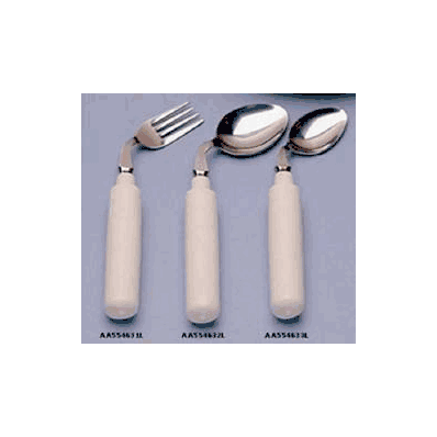 Soup Spoon Comfort Grip Left Hand Angled - Sp