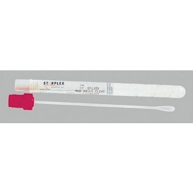 Starplex SP131X Specimen Collection and Transport System, 4 mL, 6" Amies with Charcoal, Translucent with Black Cap