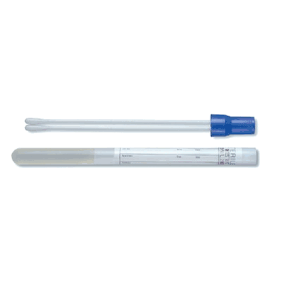 Hardy Diagnostics 4134BX Specimen Collection and Transport System 5.25" Sterile, 50/pk, Amies Gel w/o Charcoal, Blue Cap