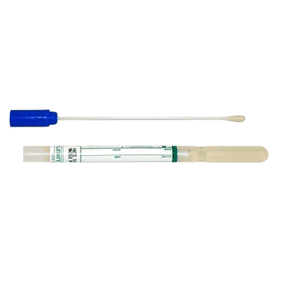 Hardy Diagnostics 4124BX Specimen Collection and Transport System, Amies without Charcoal, Green Cap