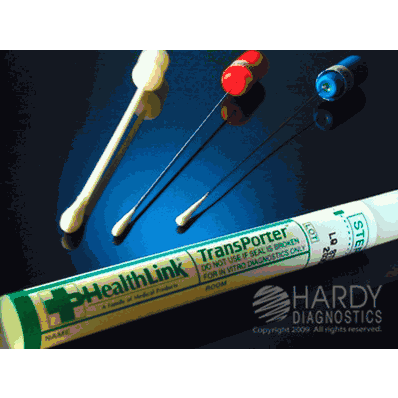 Hardy Diagnostics 4140BX Specimen Collection and Transport System, with Amies Liquid, Plastic/Rayon Tip