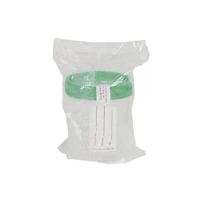 Specimen Cup Screw-on Cap 4 Oz. Sterile - Cup
