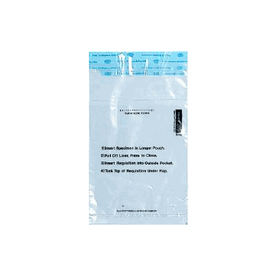 Specimen Transport Bag Minigrip, 6"x10", 2mil