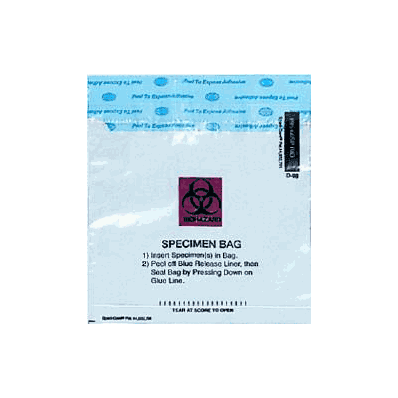 Specimen Transport Bag Speci-Gard, 6" x 6"