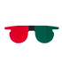 Spectacles, Child, Red/Green Flat SlipIns, sold as 12/Bag by Bernell/Vision Training Products YTWINGRGCH <br> Made in USA<br><br><font color="red"><b>BACK TO THE PRODUCT TABLE, <a href="https://www.aaawholesalecompany.com/apparel-glasses-and-goggles-bernell-glasses.html">CLICK HERE</a></b></font>