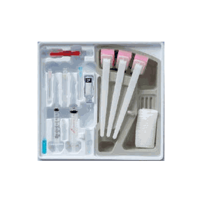 Spinal Anesthesia Tray 25 Gauge 3.5 Inch L -
