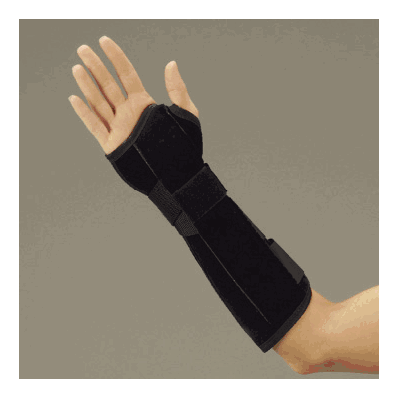 Splint, Wrist, Leatherette, 8", W / Velcro