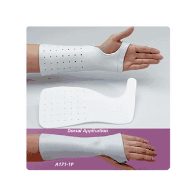 Splint, Wrist Radial Bar Cockup Med Prcut