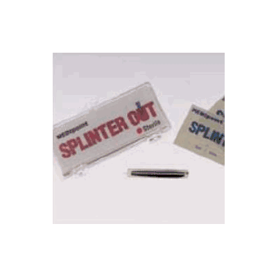 Splinter Out Tray, (10/Bx) - - Moore Medical