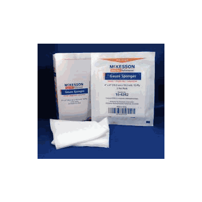 Sponge Dressing, 4 x 4", 12-Ply Square