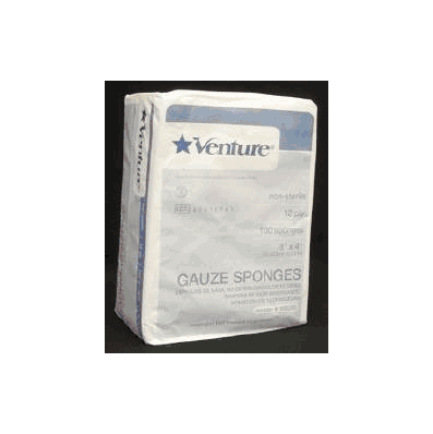 Sponge Dressing Accolade Gauze 12-ply Rectang