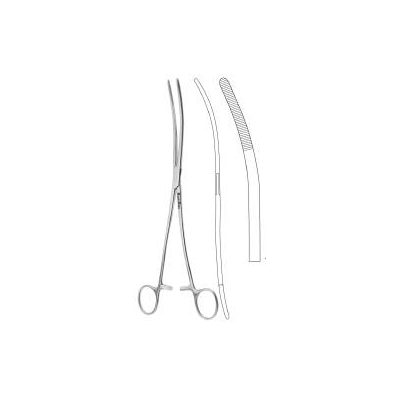 Sponge Forceps Bozeman Curved 10-1/2 Inch - F