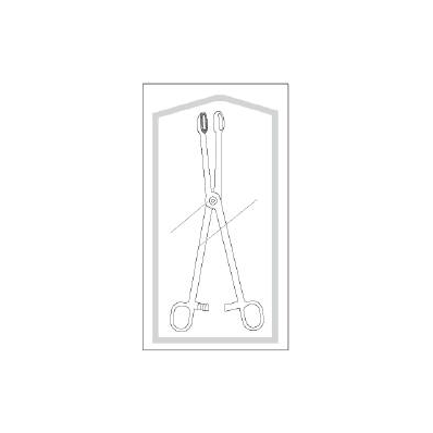 Sponge Forceps Sponge Scissor Type Straight 9