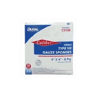 Sponge, Gauze Type ViI Str 8ply 4x4(50pk/Bx 1