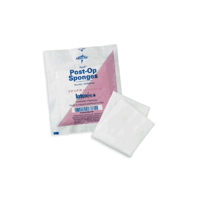 Sponge, Post-op N/S 4"X4" (100/Bg 20bg/Cs) -