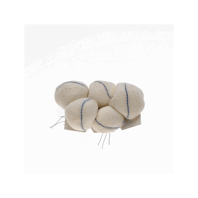 Sponge, Tonsil, Dbl Strng, Xr, Lg, 1-1/4", St