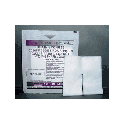 Sponge, Trach, Iv, Non-woven Dressing, 4"X4"