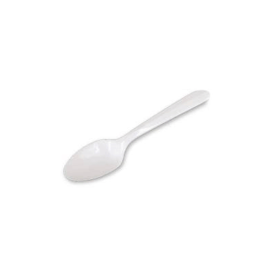 Spoon Lightweight White Polypropylene - Teasp