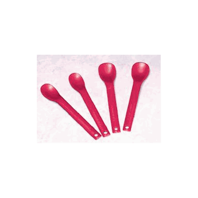 Spoon Maroon Plastic - Spoon, Plas Maroon Lg