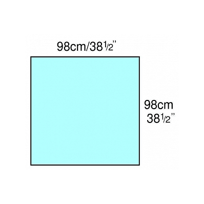 Square Folded Drape Sht, Strl - Medline