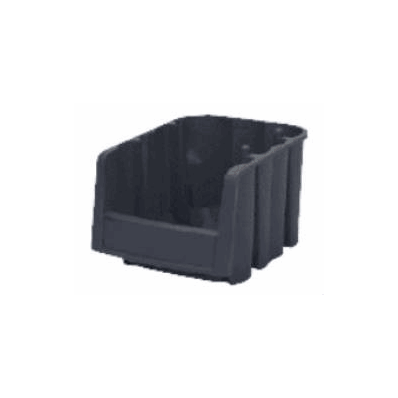 Stack Bin Polypropylene 9 X 7 X 5 Inch Black