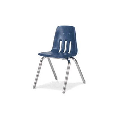 Stack Chair Classic Series Navy Blue Without