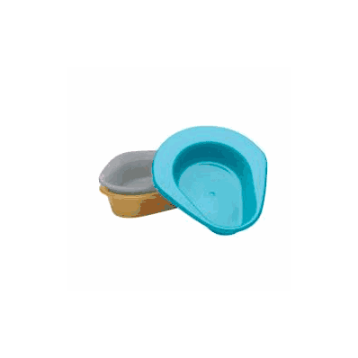 Stackable Bedpan Medegen Turquoise 2.5 Quart