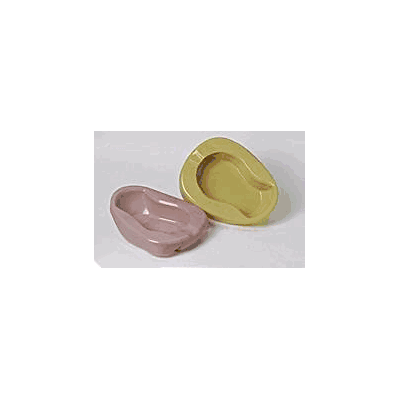 Stackable Pontoon Bedpan Gold 40 Oz. Unisex -