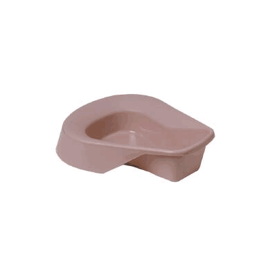 Stackable Pontoon Bedpan Mauve 40 Oz. Unisex