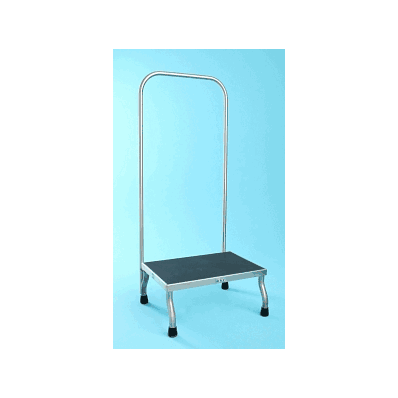 Stainless Steel Foot Stools With Handrail - S