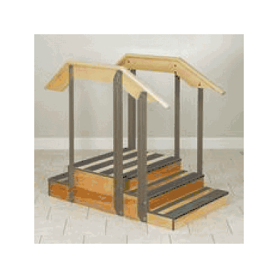 Staircase, Small Bariatric, (6" Stairs)