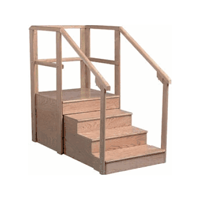 Staircase, Training, Space Saver, 350lb Cap