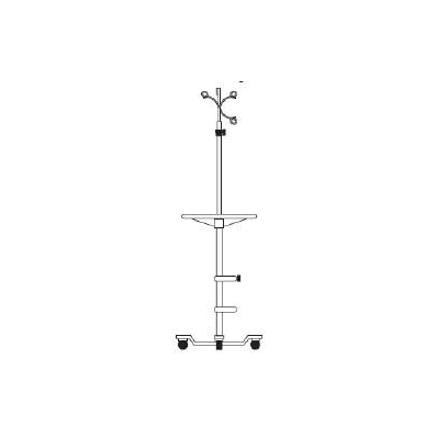 Iv Stand, Pgbk Hk 4leg Cstrs - - B. Braun