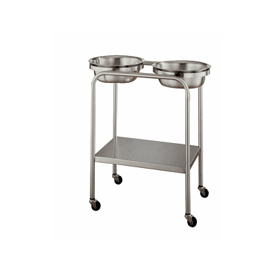 Stand, Solution, Double, W/Shelf, 7 Qt - Medl