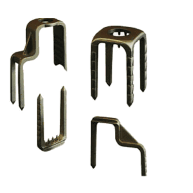 Staple, Fixation W/Spikes Medium
