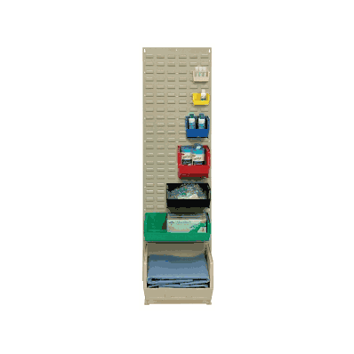Steel Wall Mounted Louvered Panels - Panel, W
