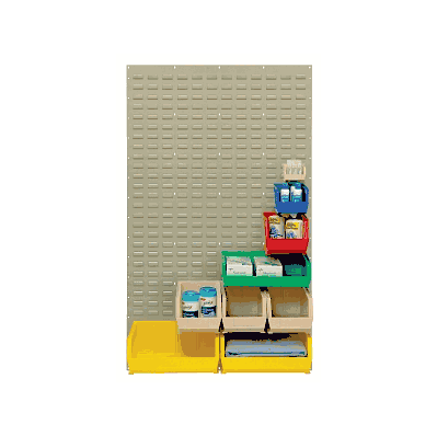 Steel Wall Mounted Louvered Panels - Panel, W