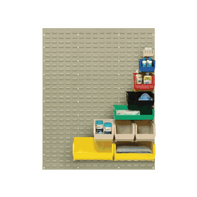 Steel Wall Mounted Louvered Panels - Panel, W