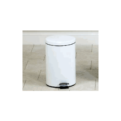 Step On Trash Can 13 Quart White Stainless St