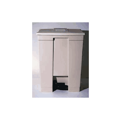 Step On Trash Can 18 Gallon Beige Plastic - R