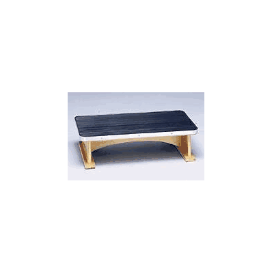 Step stool, 6" X 14" X 24", 300 lbs. 1-step wood